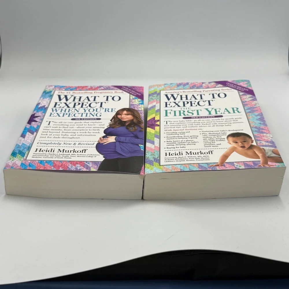What to Expect When You're Expecting and The First Year Books Parenting Guides‎